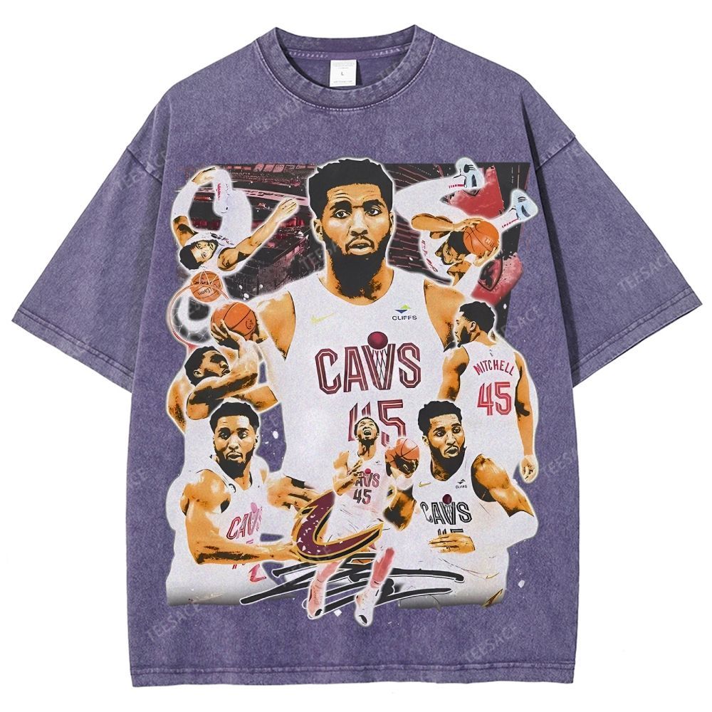 Unisex Fit Washed T-Shirt DONOVAN MITCHELL V3 TEE