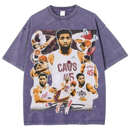 Unisex Fit Washed T-Shirt DONOVAN MITCHELL V3 TEE