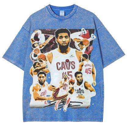 Unisex Fit Washed T-Shirt DONOVAN MITCHELL V3 TEE
