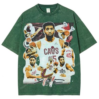 Unisex Fit Washed T-Shirt DONOVAN MITCHELL V3 TEE
