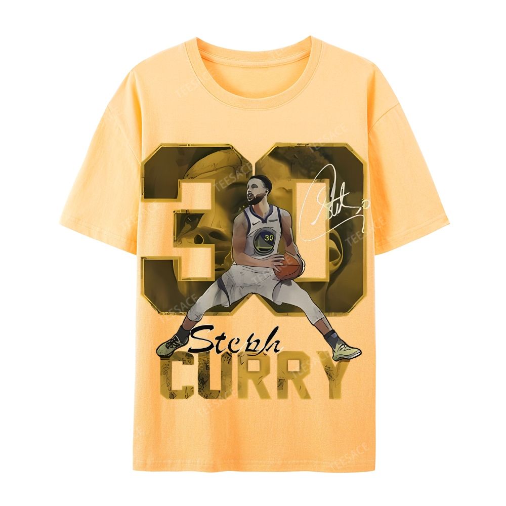 Casual Short Sleeve T-Shirt CURRY 2024 TEE
