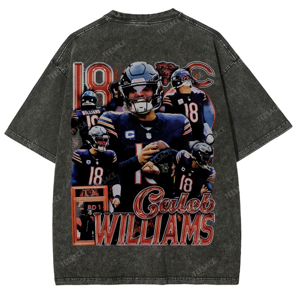 Unisex-Adult Ultra Cotton Washed T-Shirt Graphic  CALEB WILLIAMS TEE