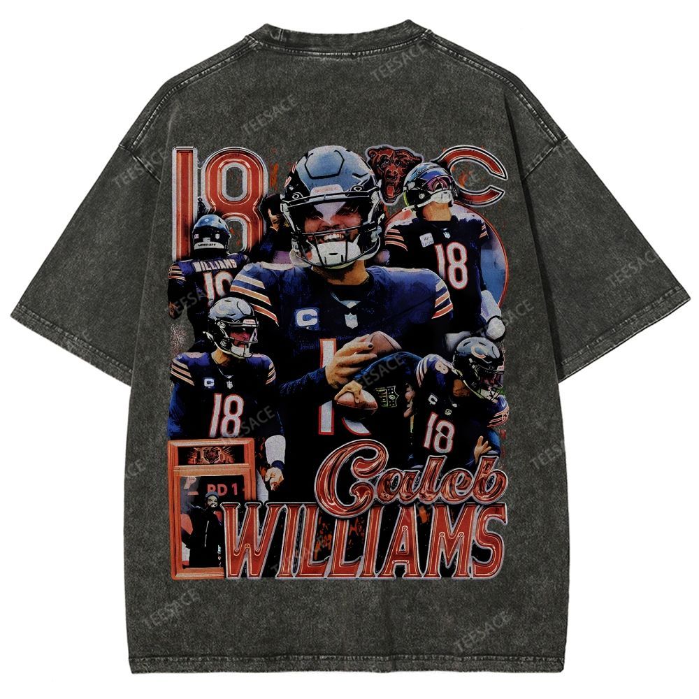 Unisex-Adult Ultra Cotton Washed T-Shirt Graphic  CALEB WILLIAMS TEE