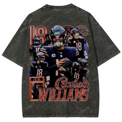 Unisex-Adult Ultra Cotton Washed T-Shirt Graphic  CALEB WILLIAMS TEE