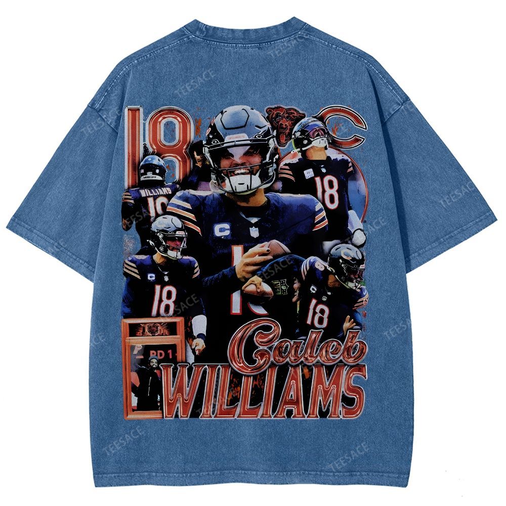 Unisex-Adult Ultra Cotton Washed T-Shirt Graphic  CALEB WILLIAMS TEE