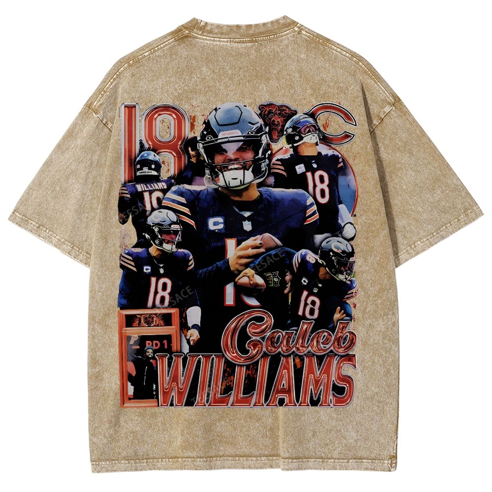 Unisex-Adult Ultra Cotton Washed T-Shirt Graphic  CALEB WILLIAMS TEE