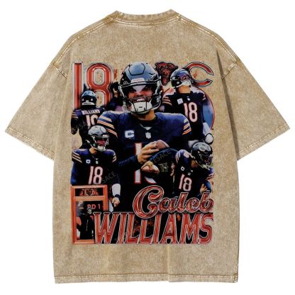 Unisex-Adult Ultra Cotton Washed T-Shirt Graphic  CALEB WILLIAMS TEE