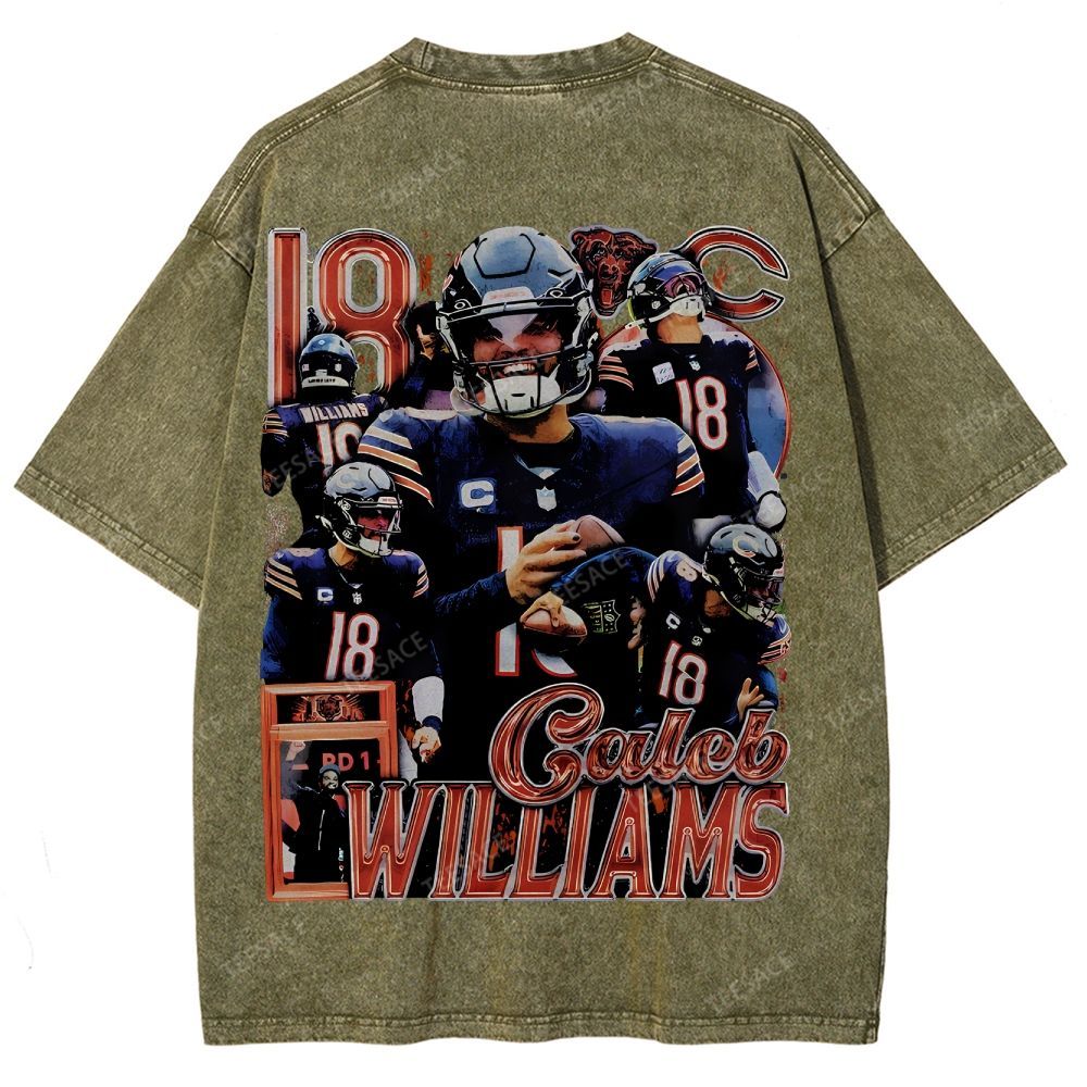 Unisex-Adult Ultra Cotton Washed T-Shirt Graphic  CALEB WILLIAMS TEE