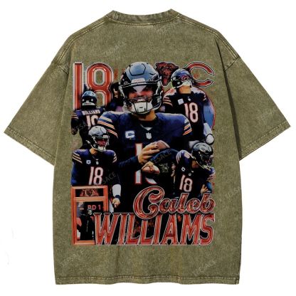 Unisex-Adult Ultra Cotton Washed T-Shirt Graphic  CALEB WILLIAMS TEE