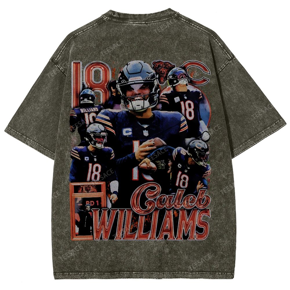 Unisex-Adult Ultra Cotton Washed T-Shirt Graphic  CALEB WILLIAMS TEE