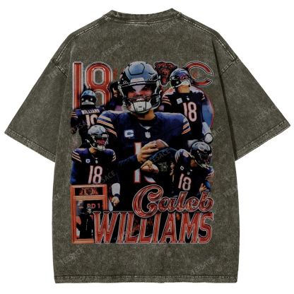 Unisex-Adult Ultra Cotton Washed T-Shirt Graphic  CALEB WILLIAMS TEE