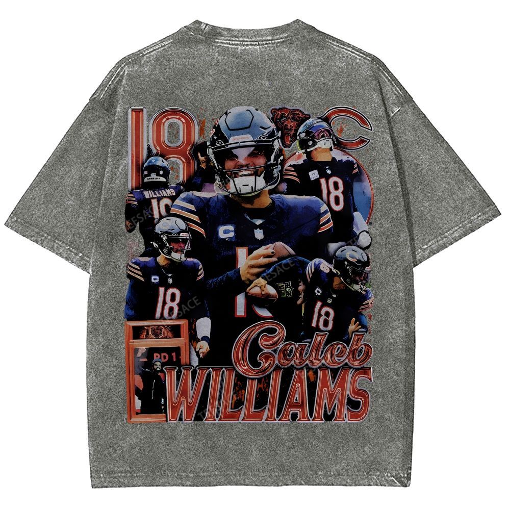 Unisex-Adult Ultra Cotton Washed T-Shirt Graphic  CALEB WILLIAMS TEE