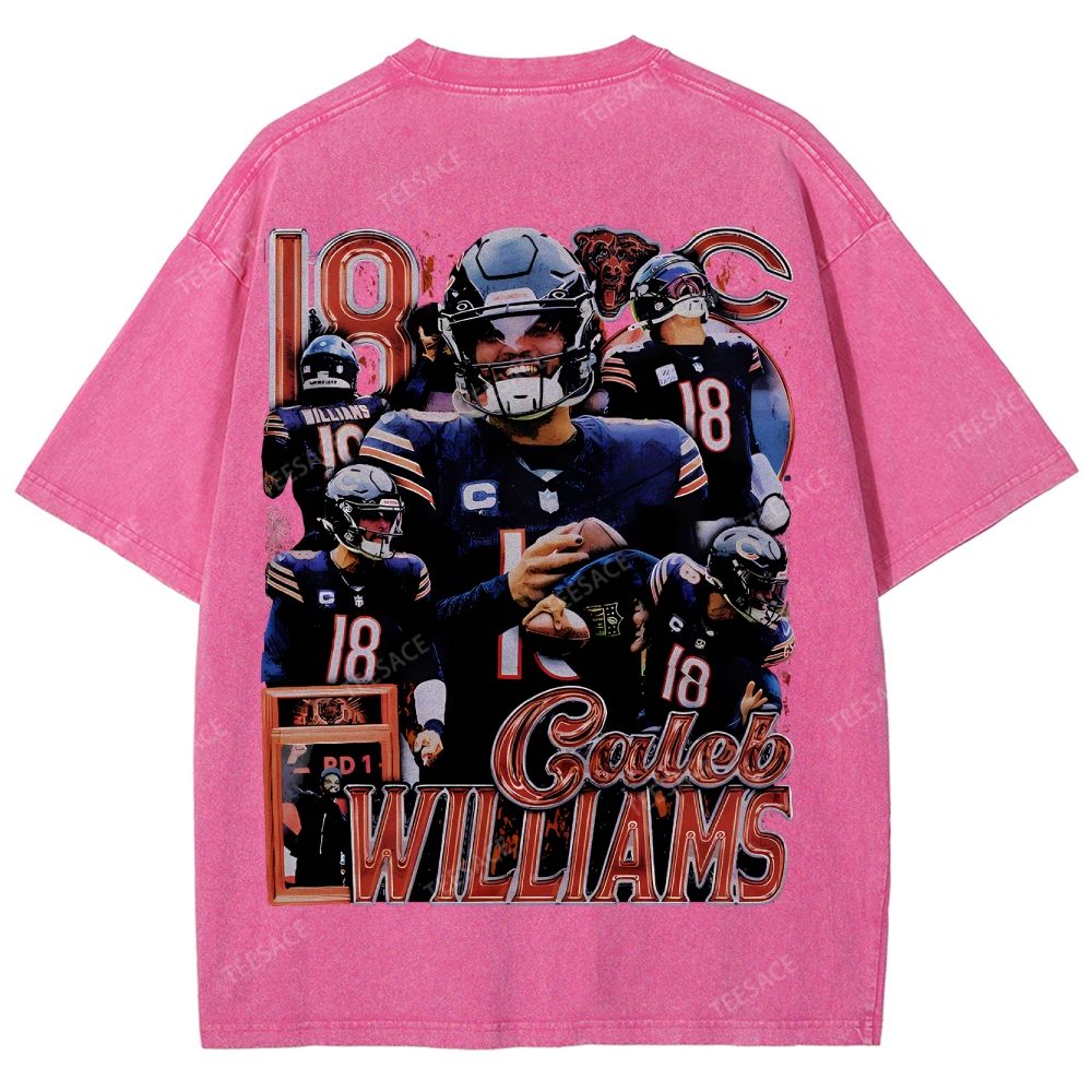 Unisex-Adult Ultra Cotton Washed T-Shirt Graphic  CALEB WILLIAMS TEE