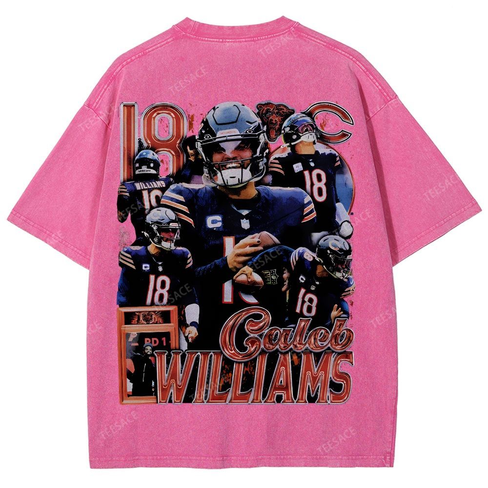 Unisex-Adult Ultra Cotton Washed T-Shirt Graphic  CALEB WILLIAMS TEE