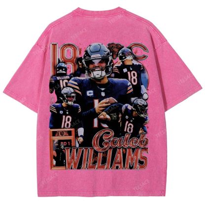 Unisex-Adult Ultra Cotton Washed T-Shirt Graphic  CALEB WILLIAMS TEE