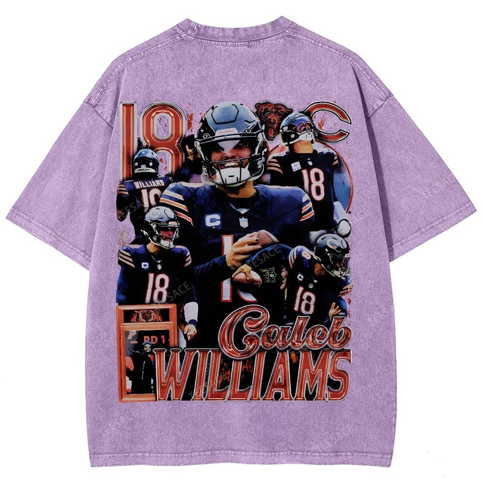 Unisex-Adult Ultra Cotton Washed T-Shirt Graphic  CALEB WILLIAMS TEE