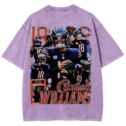 Unisex-Adult Ultra Cotton Washed T-Shirt Graphic  CALEB WILLIAMS TEE