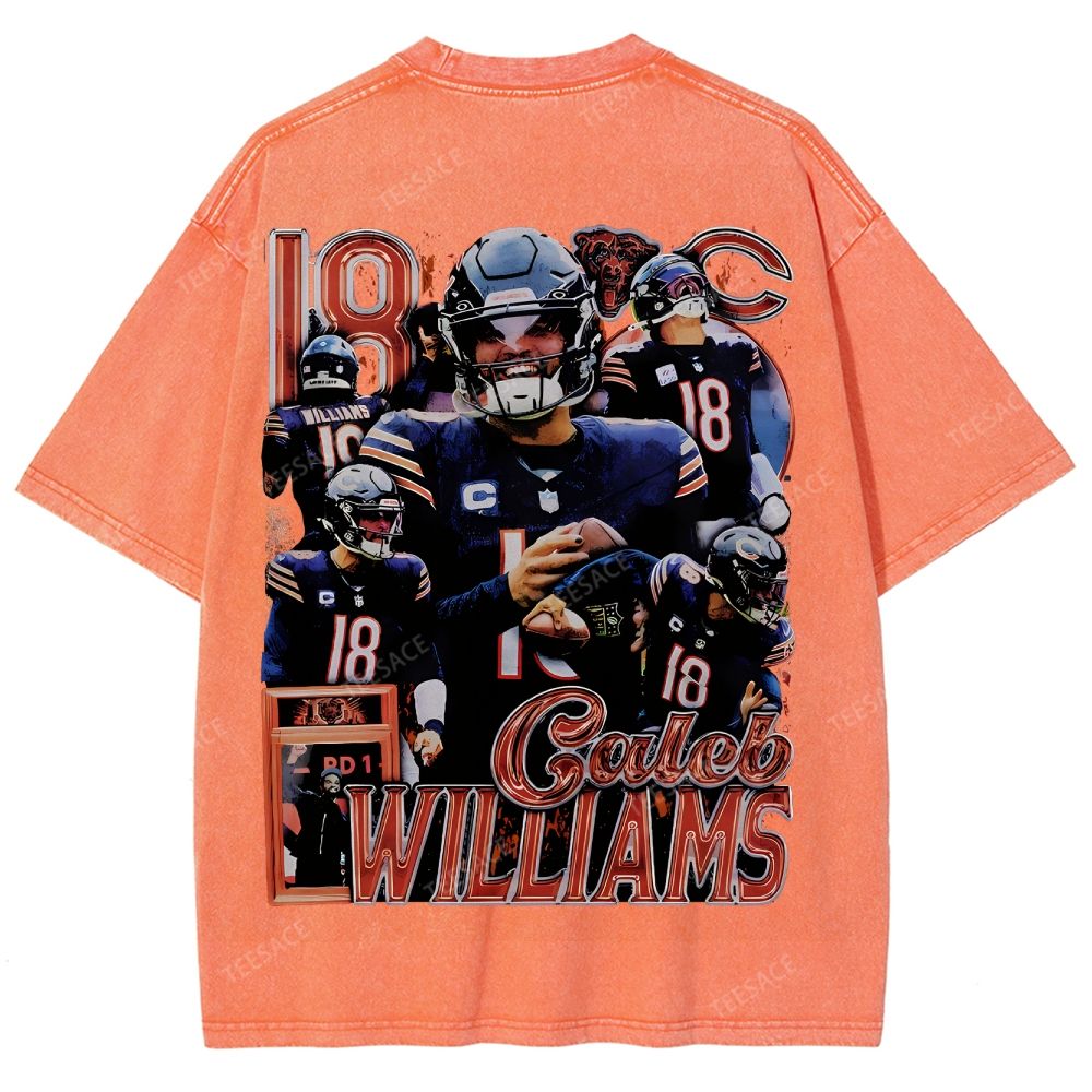 Unisex-Adult Ultra Cotton Washed T-Shirt Graphic  CALEB WILLIAMS TEE