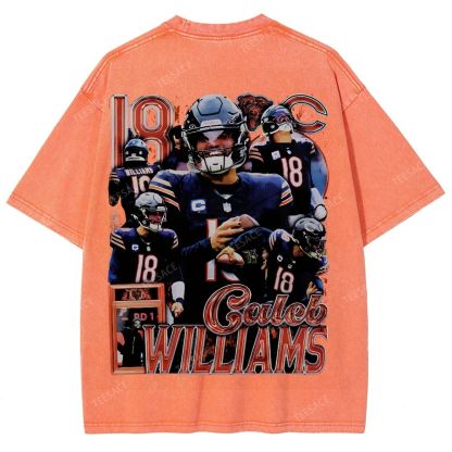 Unisex-Adult Ultra Cotton Washed T-Shirt Graphic  CALEB WILLIAMS TEE