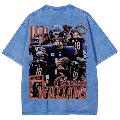 Unisex-Adult Ultra Cotton Washed T-Shirt Graphic  CALEB WILLIAMS TEE