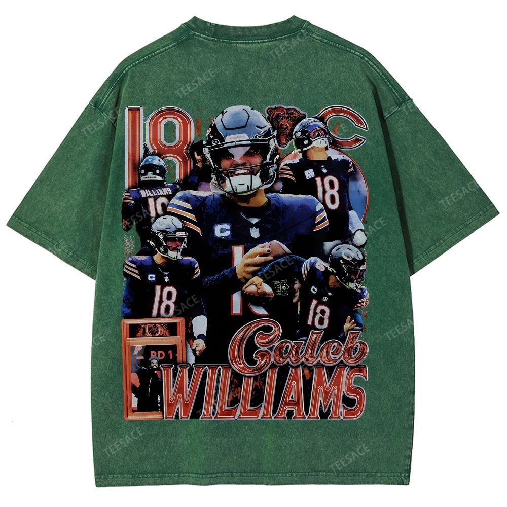 Unisex-Adult Ultra Cotton Washed T-Shirt Graphic  CALEB WILLIAMS TEE