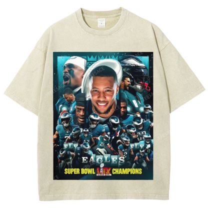 2025 Super Bowl Champion Tee Unisex Fit Washed T-Shirt 