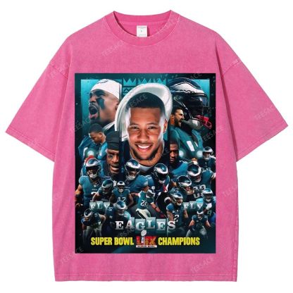 2025 Super Bowl Champion Tee Unisex Fit Washed T-Shirt 