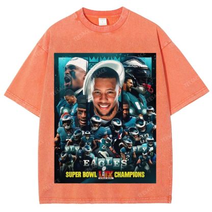 2025 Super Bowl Champion Tee Unisex Fit Washed T-Shirt 