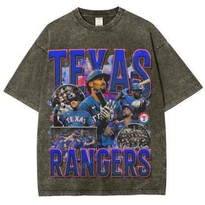Unisex Washed T-Shirt Texas Rangers World Series Tee