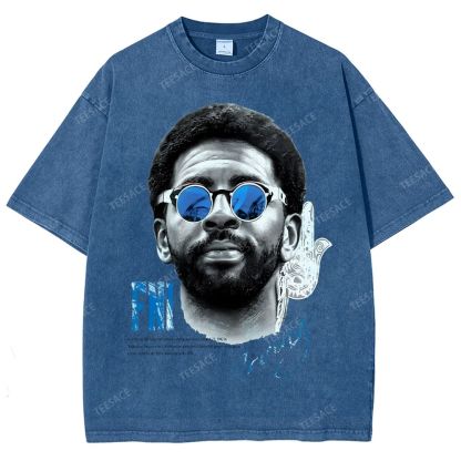 Unisex Fit Washed KYRIE IRVING T-Shirt 