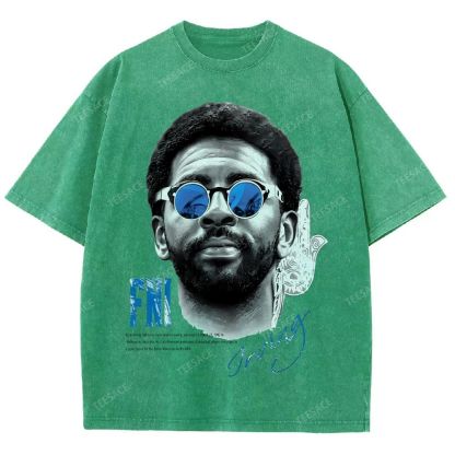 Unisex Fit Washed KYRIE IRVING T-Shirt 