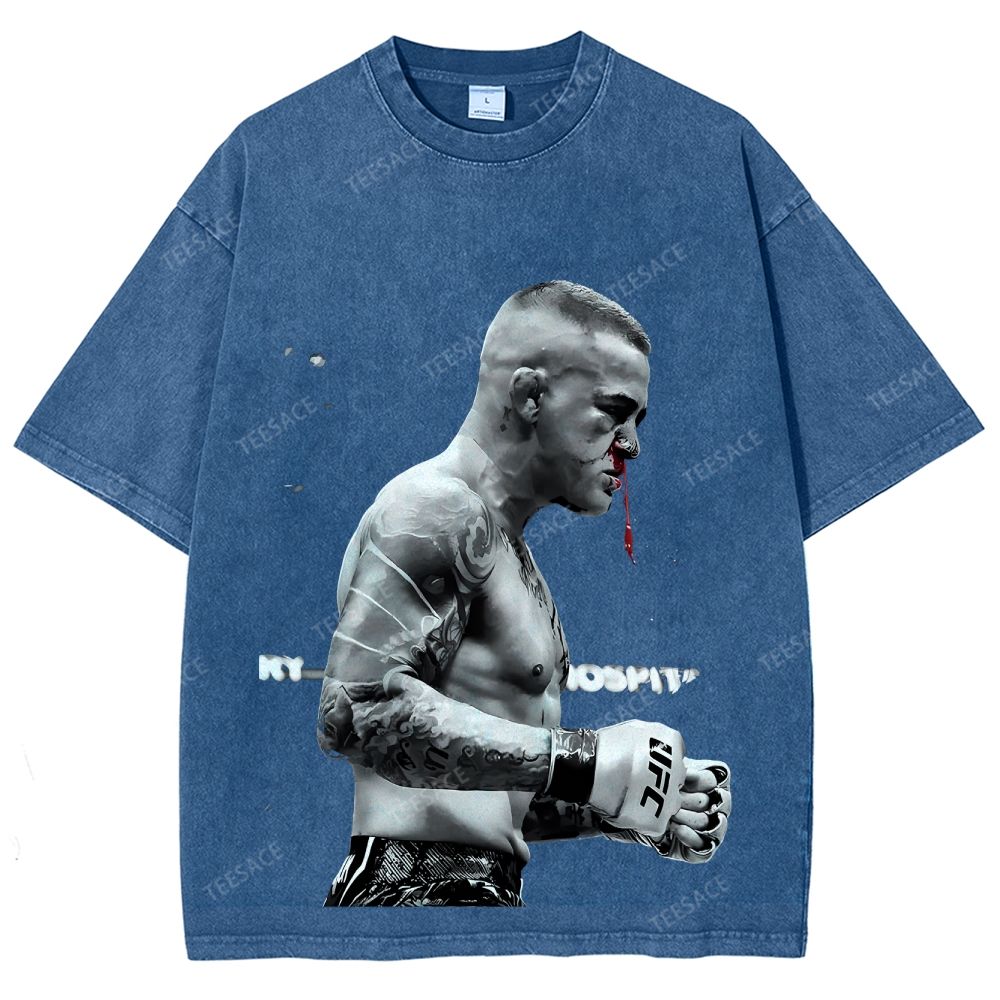 Unisex Fit Washed T-Shirt DUSTIN POIRIER Tee
