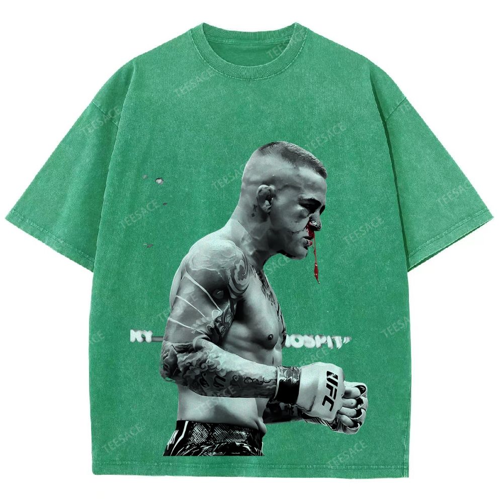 Unisex Fit Washed T-Shirt DUSTIN POIRIER Tee