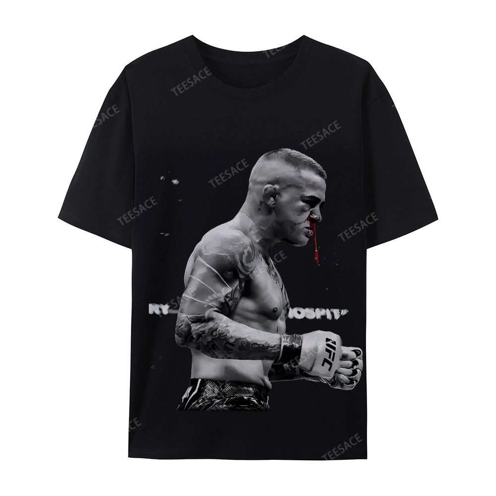 Casual Short Sleeve T-Shirt DUSTIN POIRIER Tee