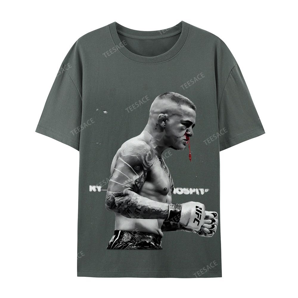 Casual Short Sleeve T-Shirt DUSTIN POIRIER Tee