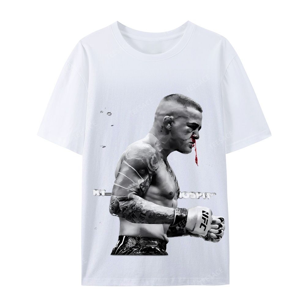 Casual Short Sleeve T-Shirt DUSTIN POIRIER Tee