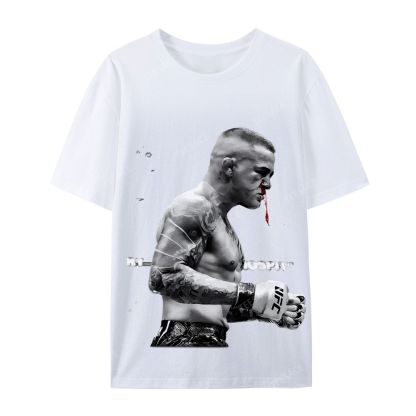 Casual Short Sleeve T-Shirt DUSTIN POIRIER Tee