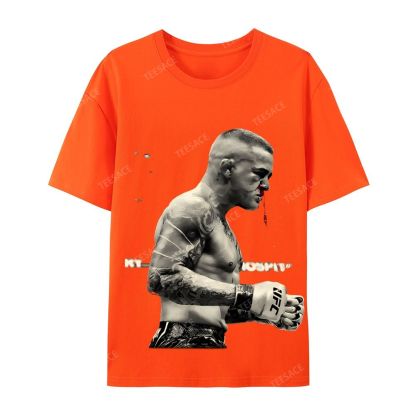 Casual Short Sleeve T-Shirt DUSTIN POIRIER Tee