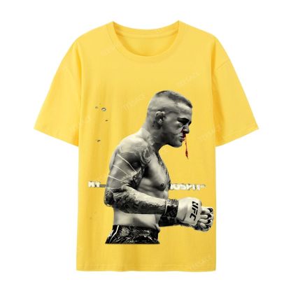 Casual Short Sleeve T-Shirt DUSTIN POIRIER Tee