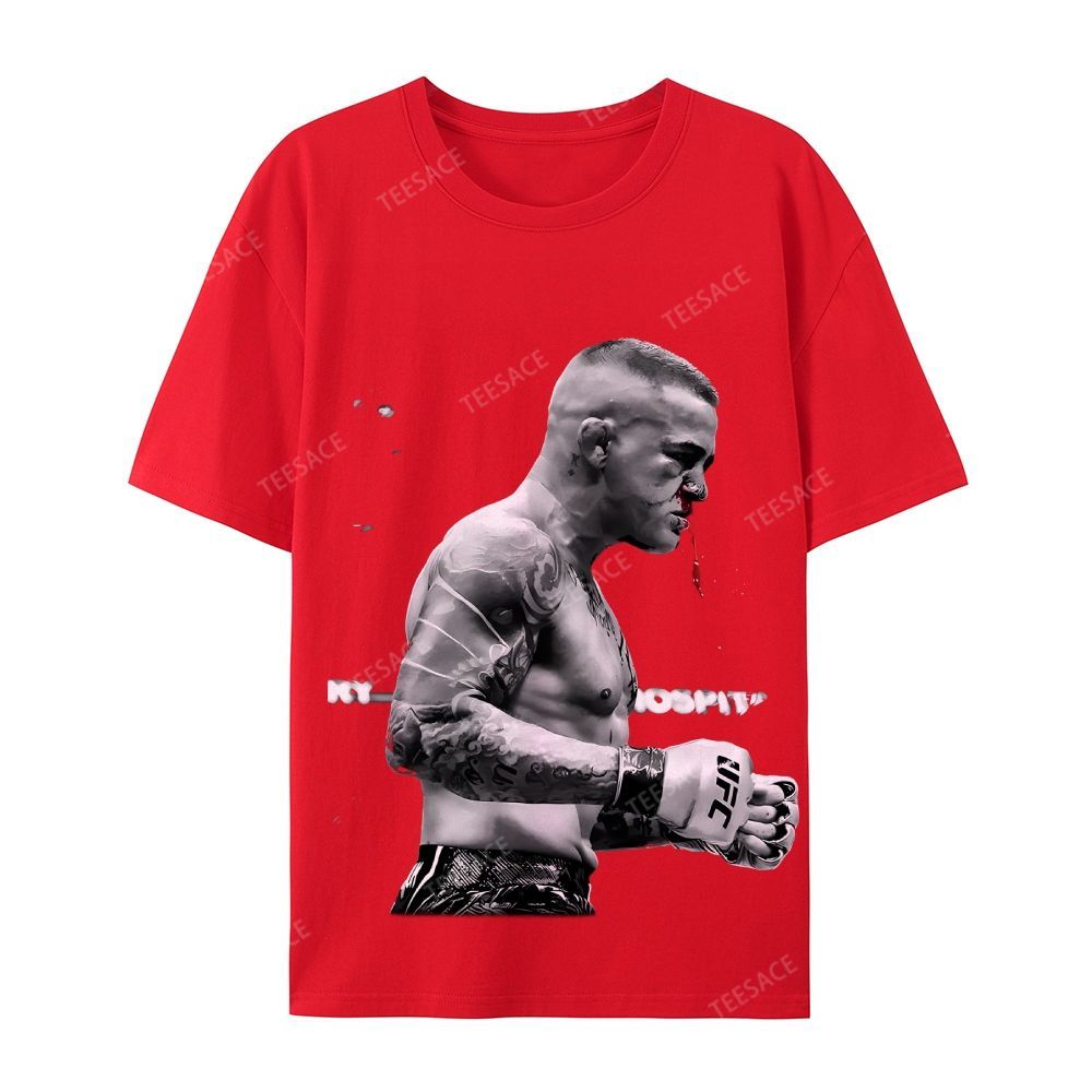 Casual Short Sleeve T-Shirt DUSTIN POIRIER Tee