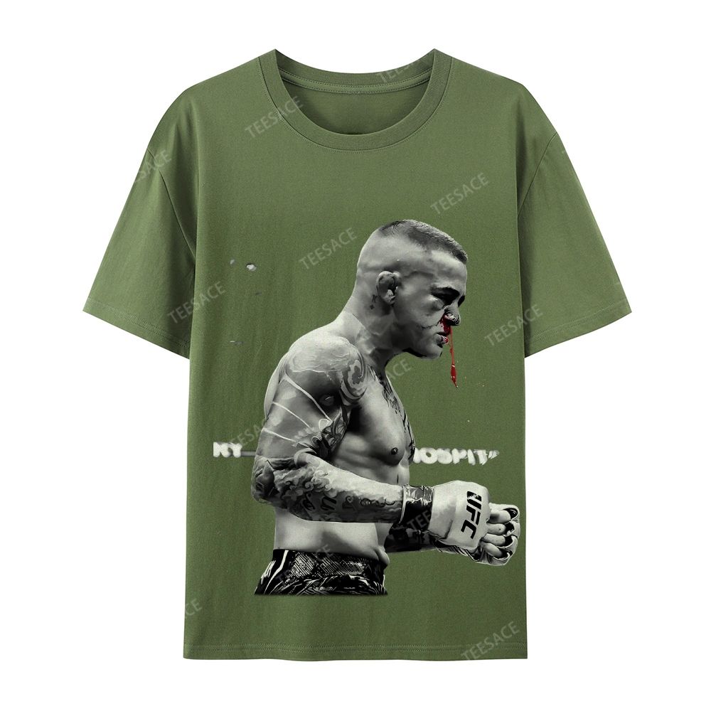 Casual Short Sleeve T-Shirt DUSTIN POIRIER Tee