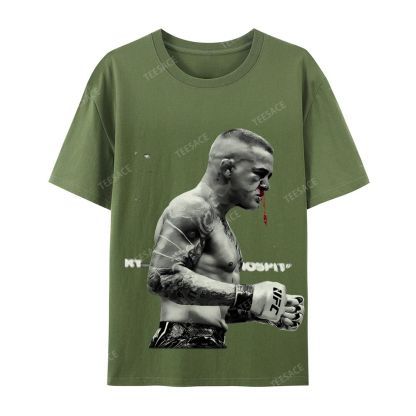 Casual Short Sleeve T-Shirt DUSTIN POIRIER Tee