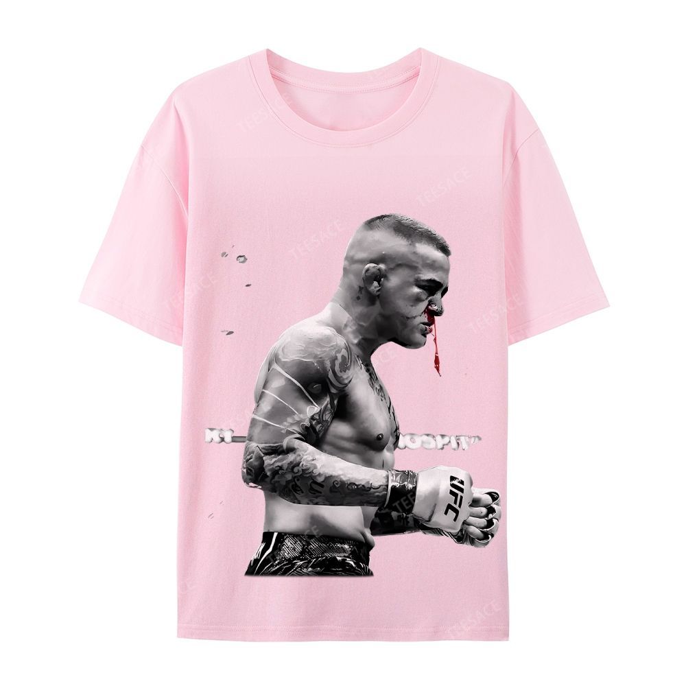 Casual Short Sleeve T-Shirt DUSTIN POIRIER Tee