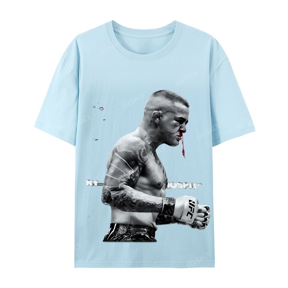 Casual Short Sleeve T-Shirt DUSTIN POIRIER Tee