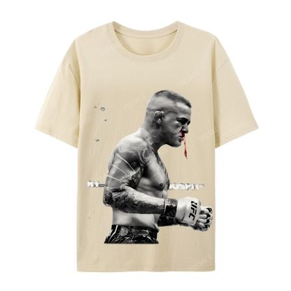 Casual Short Sleeve T-Shirt DUSTIN POIRIER Tee