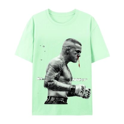 Casual Short Sleeve T-Shirt DUSTIN POIRIER Tee