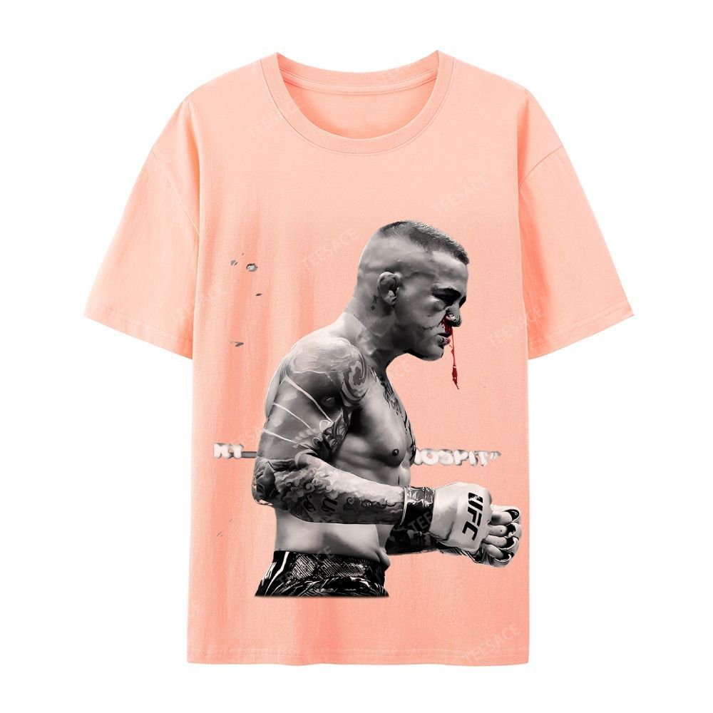 Casual Short Sleeve T-Shirt DUSTIN POIRIER Tee