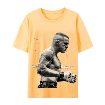 Casual Short Sleeve T-Shirt DUSTIN POIRIER Tee