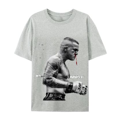 Casual Short Sleeve T-Shirt DUSTIN POIRIER Tee