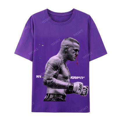 Casual Short Sleeve T-Shirt DUSTIN POIRIER Tee